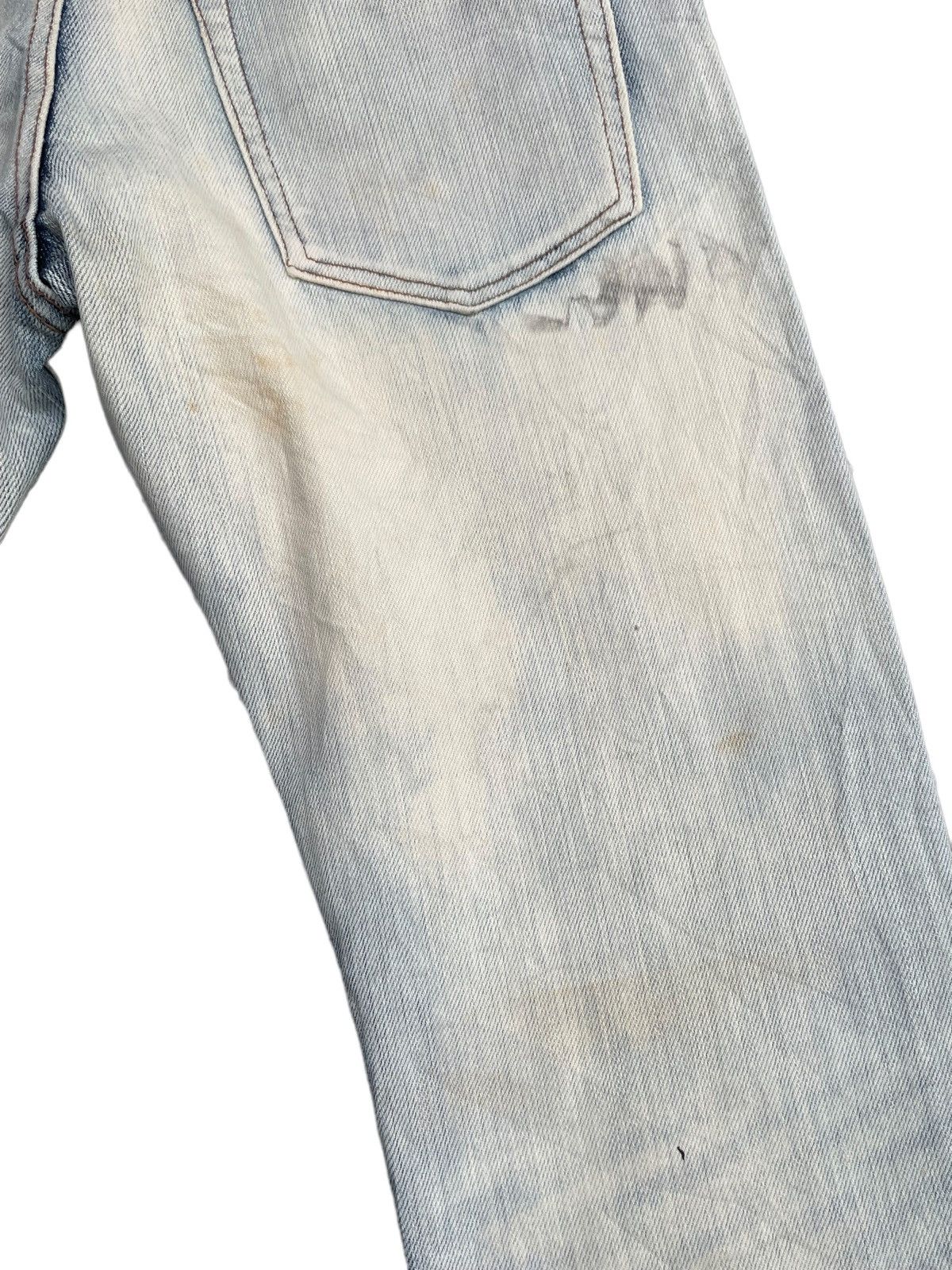 Japanese Brand TKMIXPICE Bleached Faded Denim Size US 31 - 11 Thumbnail