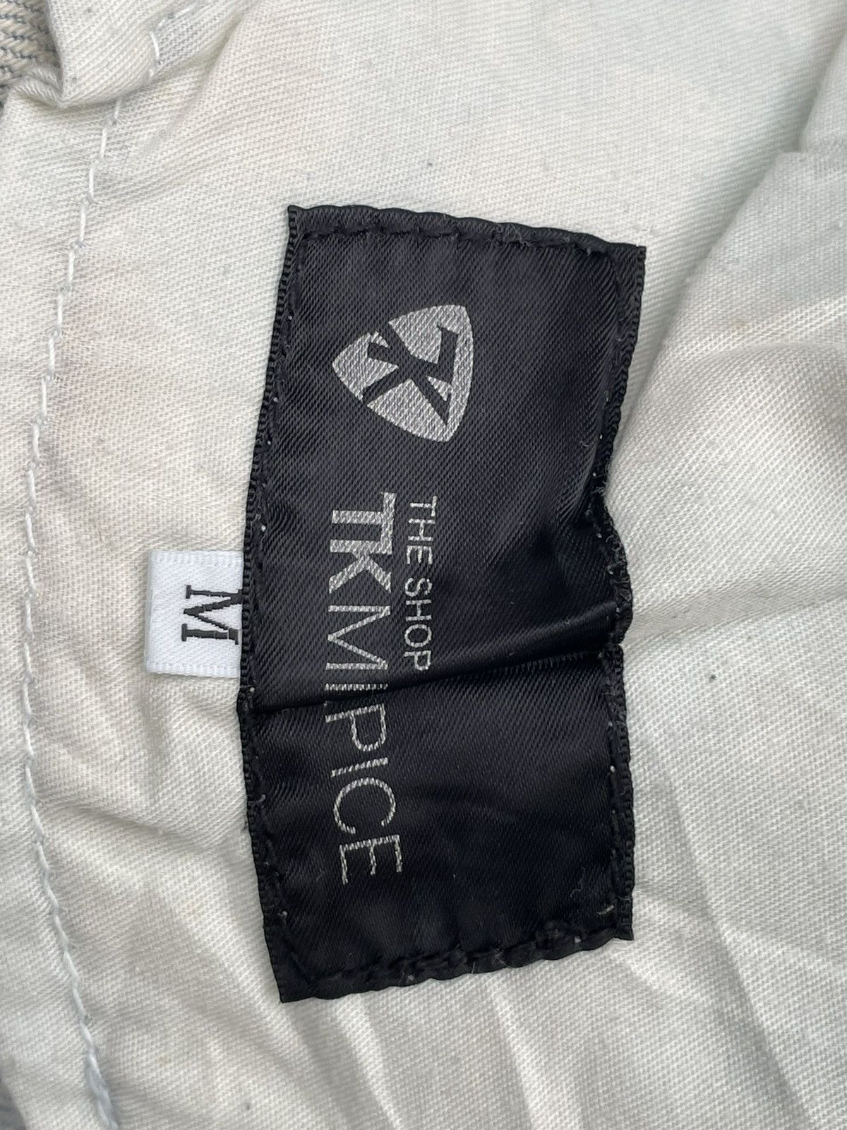 Japanese Brand TKMIXPICE Bleached Faded Denim Size US 31 - 16 Thumbnail