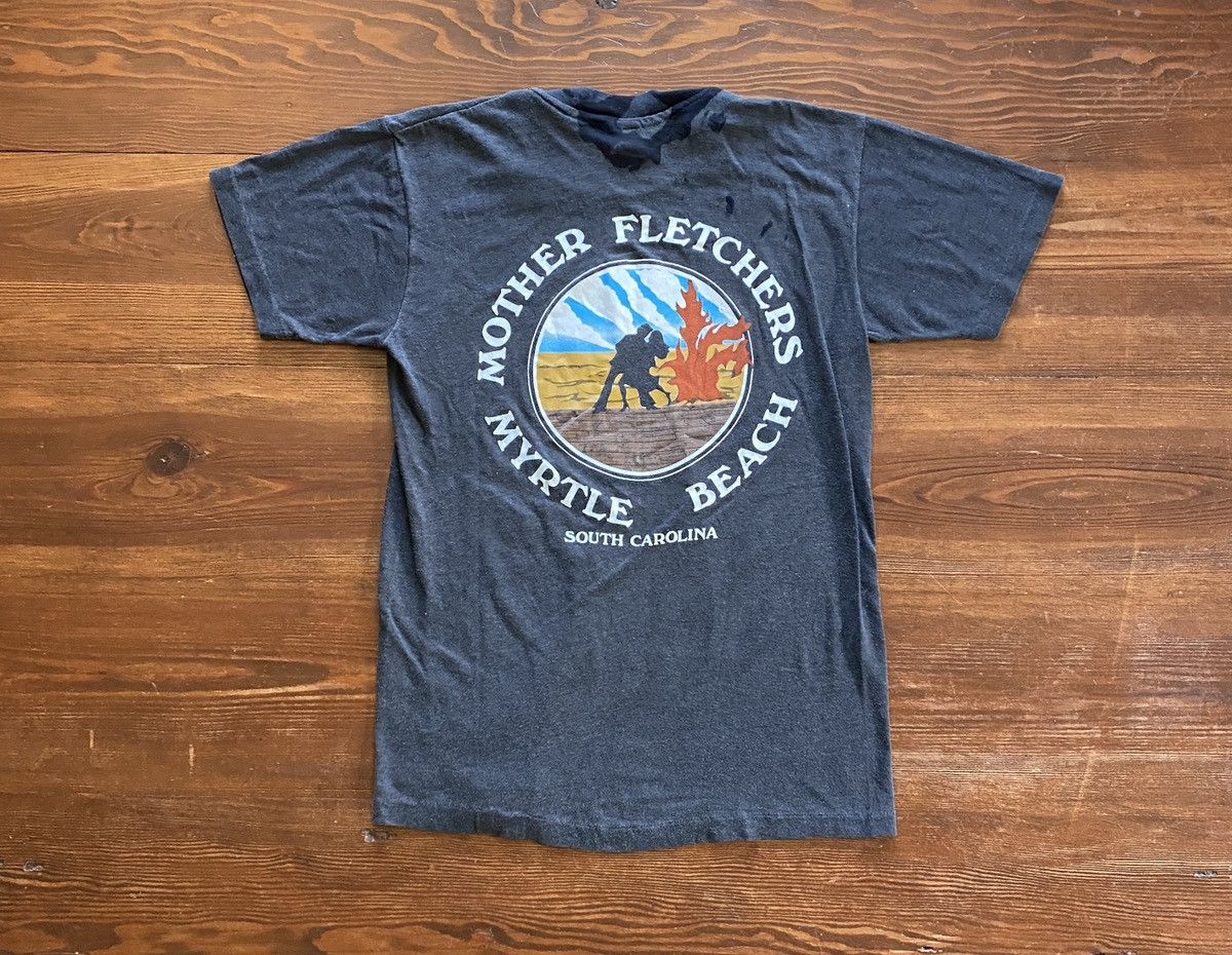 Vintage Vintage 80’s Mother Fletchers Myrtle Beach Single Stitch Tee Size US S / EU 44-46 / 1 - 1 Thumbnail