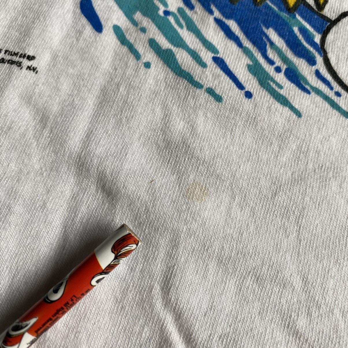 The Simpsons Rare Vintage 1989 Bart Simpson Aye Carumba! Graphic Logo Tee Size US M / EU 48-50 / 2 - 6 Thumbnail