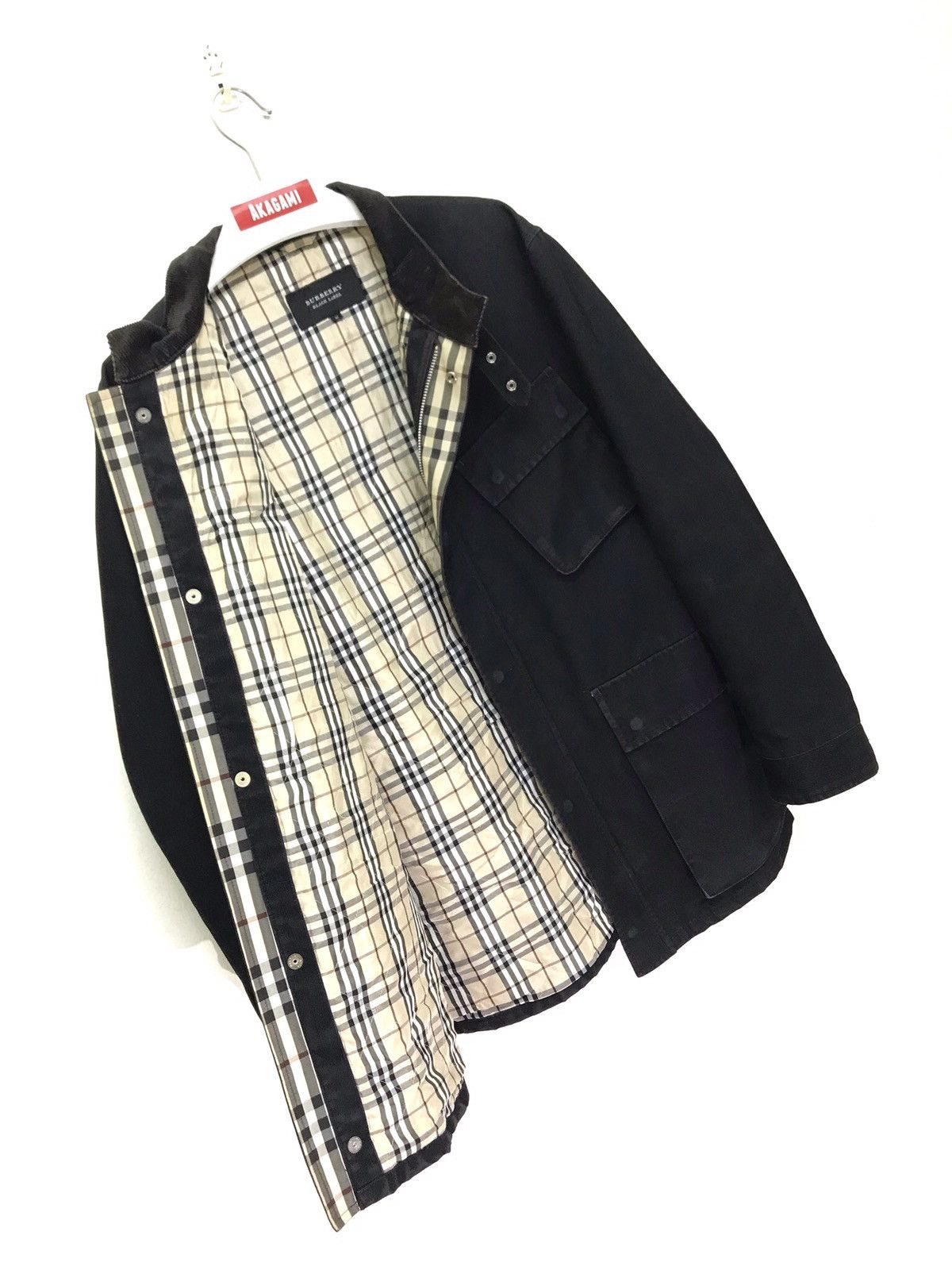 Burberry 🔥🔥 Burberry Corduroy Military Style Jacket Nova Check Size US M / EU 48-50 / 2 - 1 Thumbnail