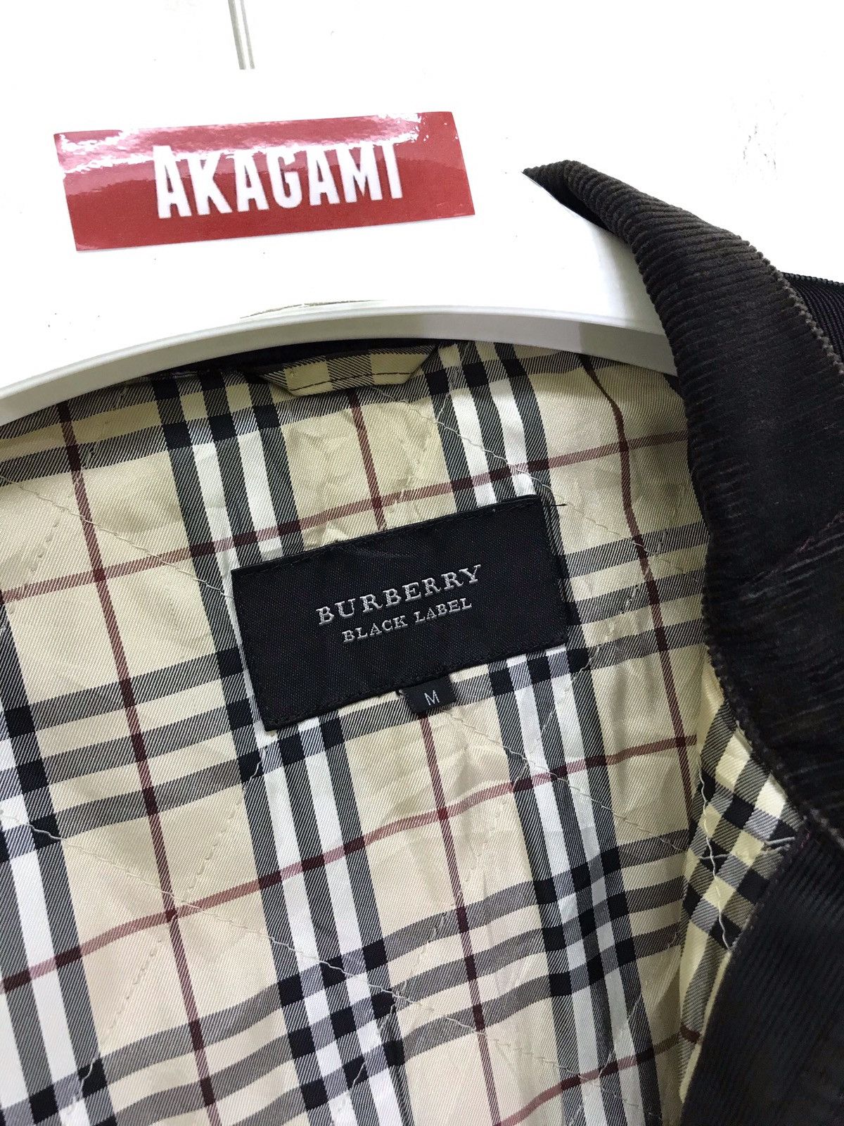 Burberry 🔥🔥 Burberry Corduroy Military Style Jacket Nova Check Size US M / EU 48-50 / 2 - 5 Thumbnail