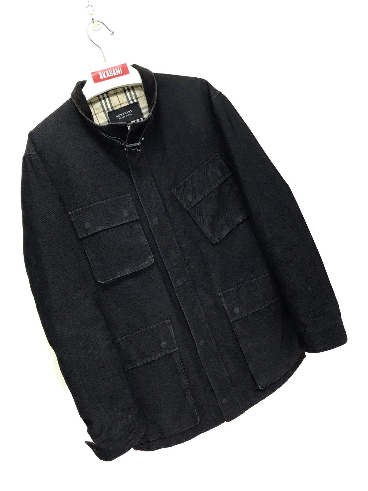 Burberry 🔥🔥 Burberry Corduroy Military Style Jacket Nova Check Size US M / EU 48-50 / 2 - 2 Thumbnail