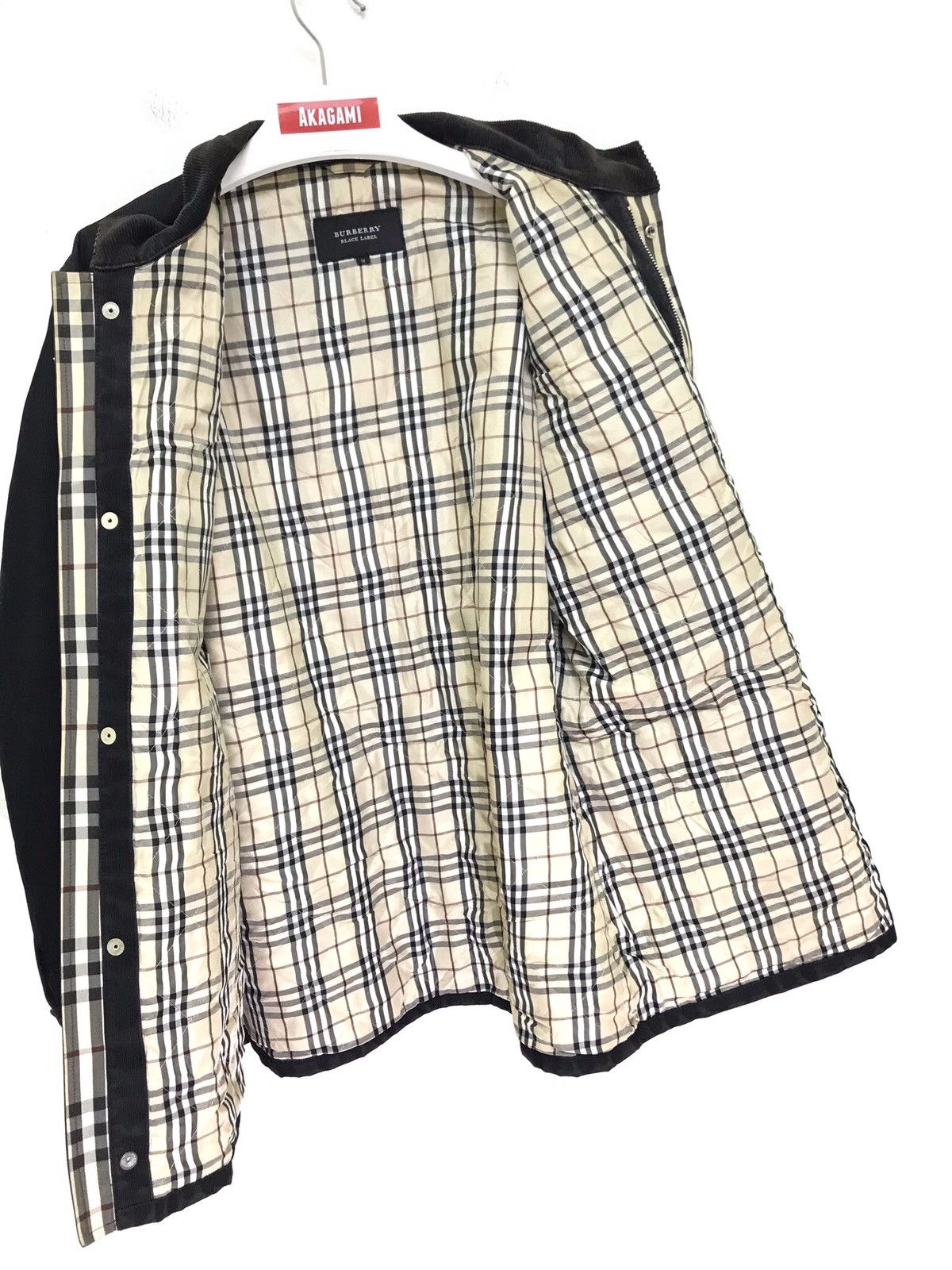 Burberry 🔥🔥 Burberry Corduroy Military Style Jacket Nova Check Size US M / EU 48-50 / 2 - 4 Thumbnail