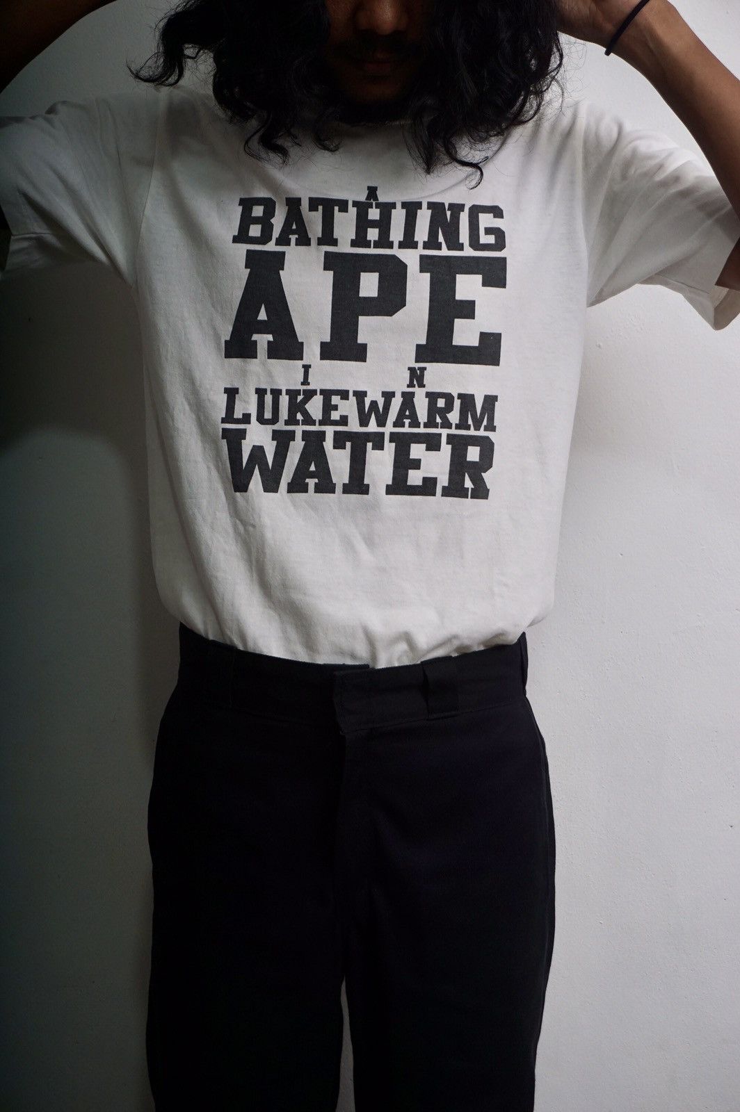 Bape A Bathing Ape In Luke Warm Water Tee Size US S / EU 44-46 / 1 - 8 Thumbnail