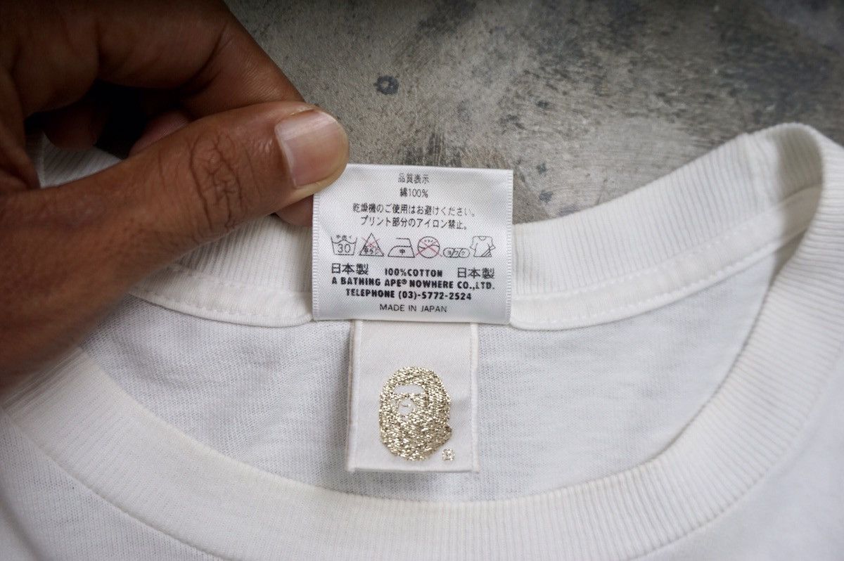 Bape A Bathing Ape In Luke Warm Water Tee Size US S / EU 44-46 / 1 - 4 Thumbnail