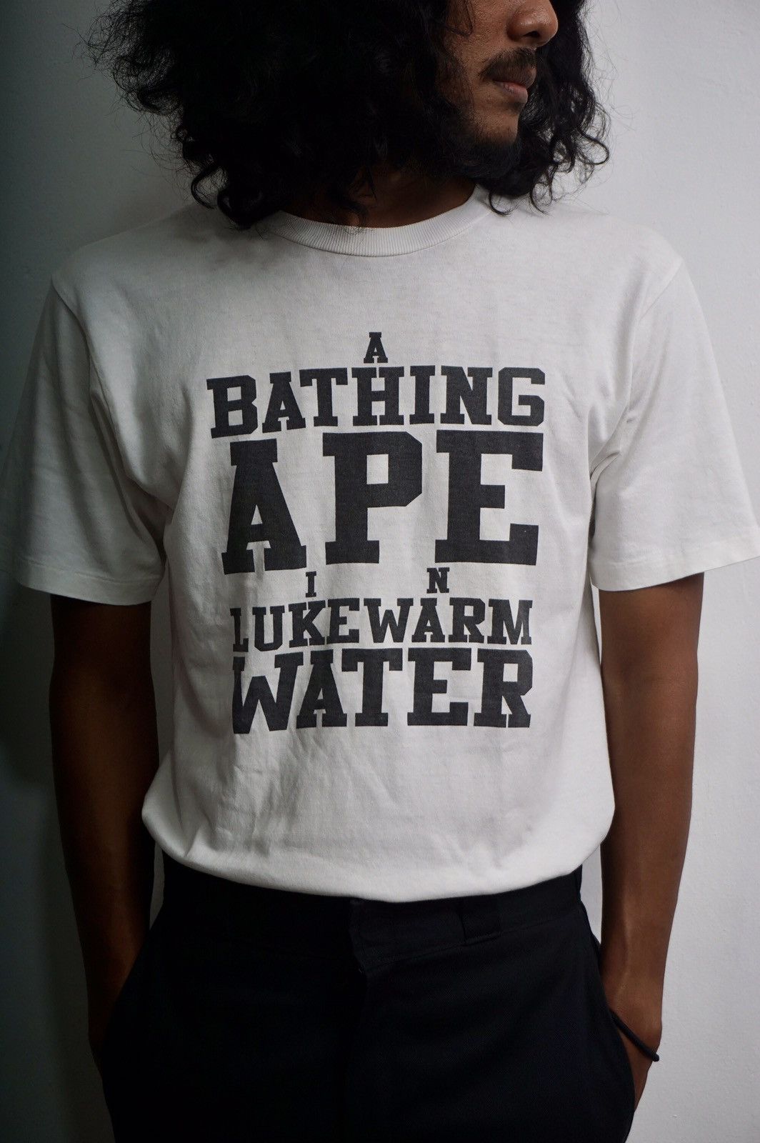 Bape A Bathing Ape In Luke Warm Water Tee Size US S / EU 44-46 / 1 - 9 Thumbnail