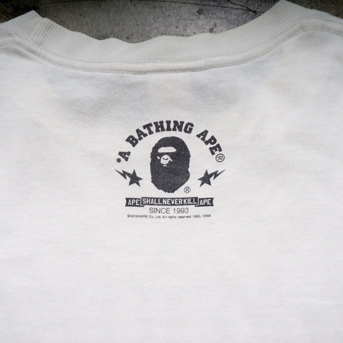 Bape A Bathing Ape In Luke Warm Water Tee Size US S / EU 44-46 / 1 - 7 Thumbnail
