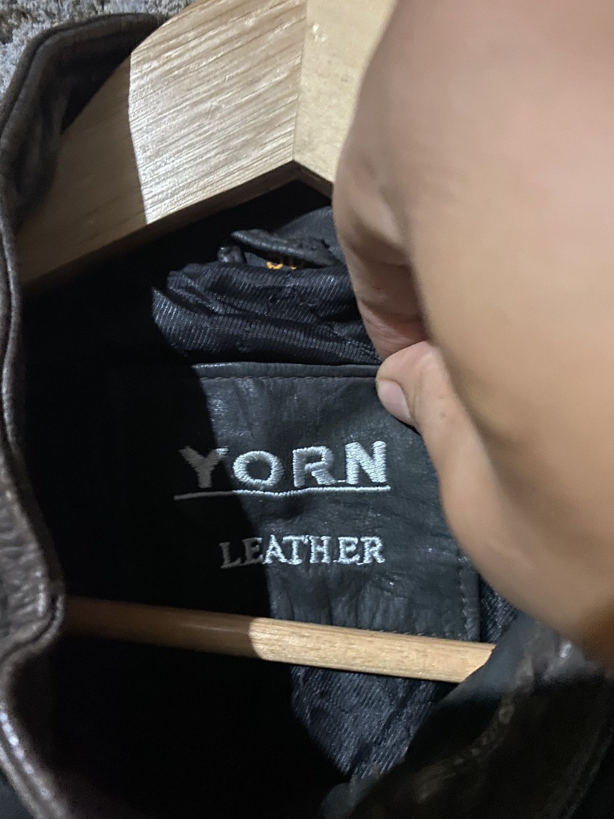 Genuine Leather × Leather × Vintage 🔥SALE🔥YORN LEATHER VEST VINTAGE STYLE Size US L / EU 52-54 / 3 - 6 Thumbnail