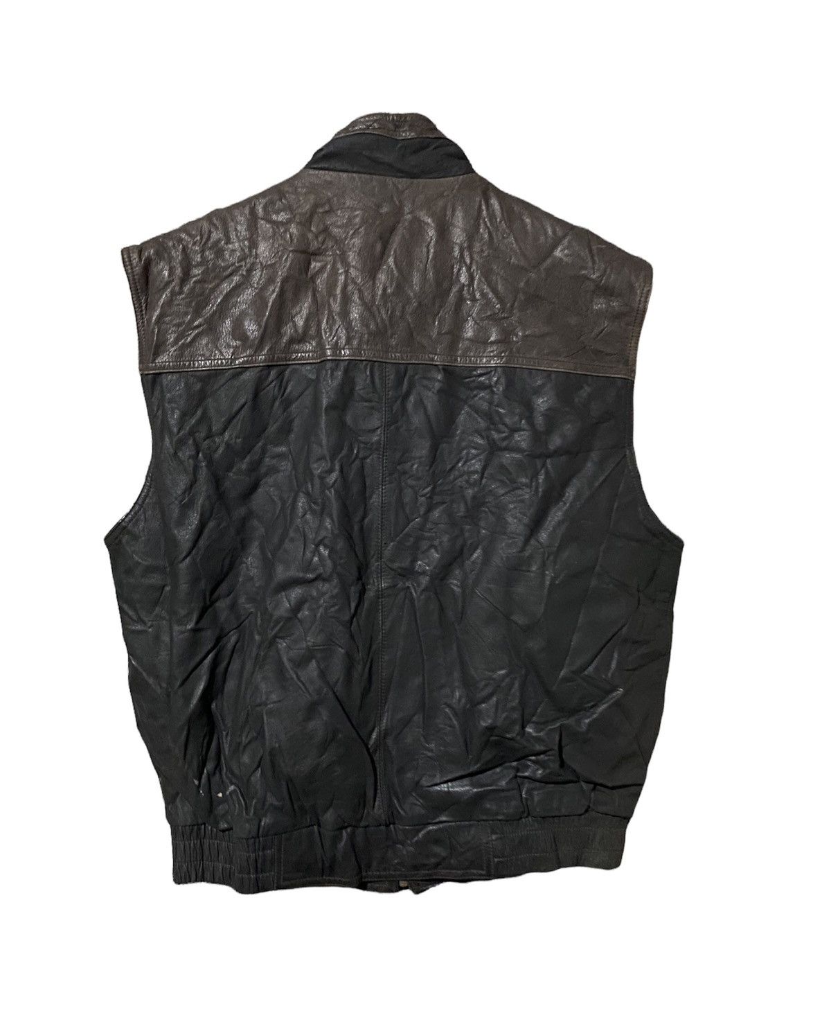 Genuine Leather × Leather × Vintage 🔥SALE🔥YORN LEATHER VEST VINTAGE STYLE Size US L / EU 52-54 / 3 - 2 Thumbnail