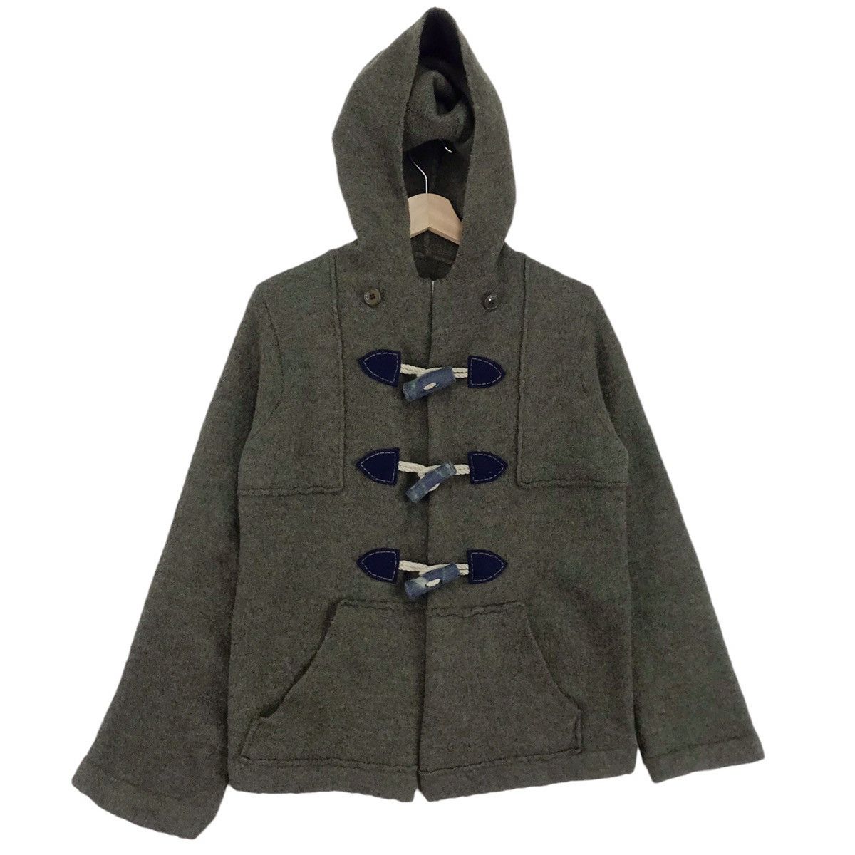 Designer × Issey Miyake × Ne-Net Ne Net By Issey Miyake Duffle Wool Jacket Size M / US 6-8 / IT 42-44 - 4 Thumbnail