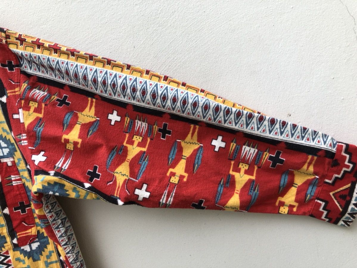 Vintage Vintage 90s DODGEST Japan Indian Native Oversized Flannel Size US L / EU 52-54 / 3 - 8 Thumbnail