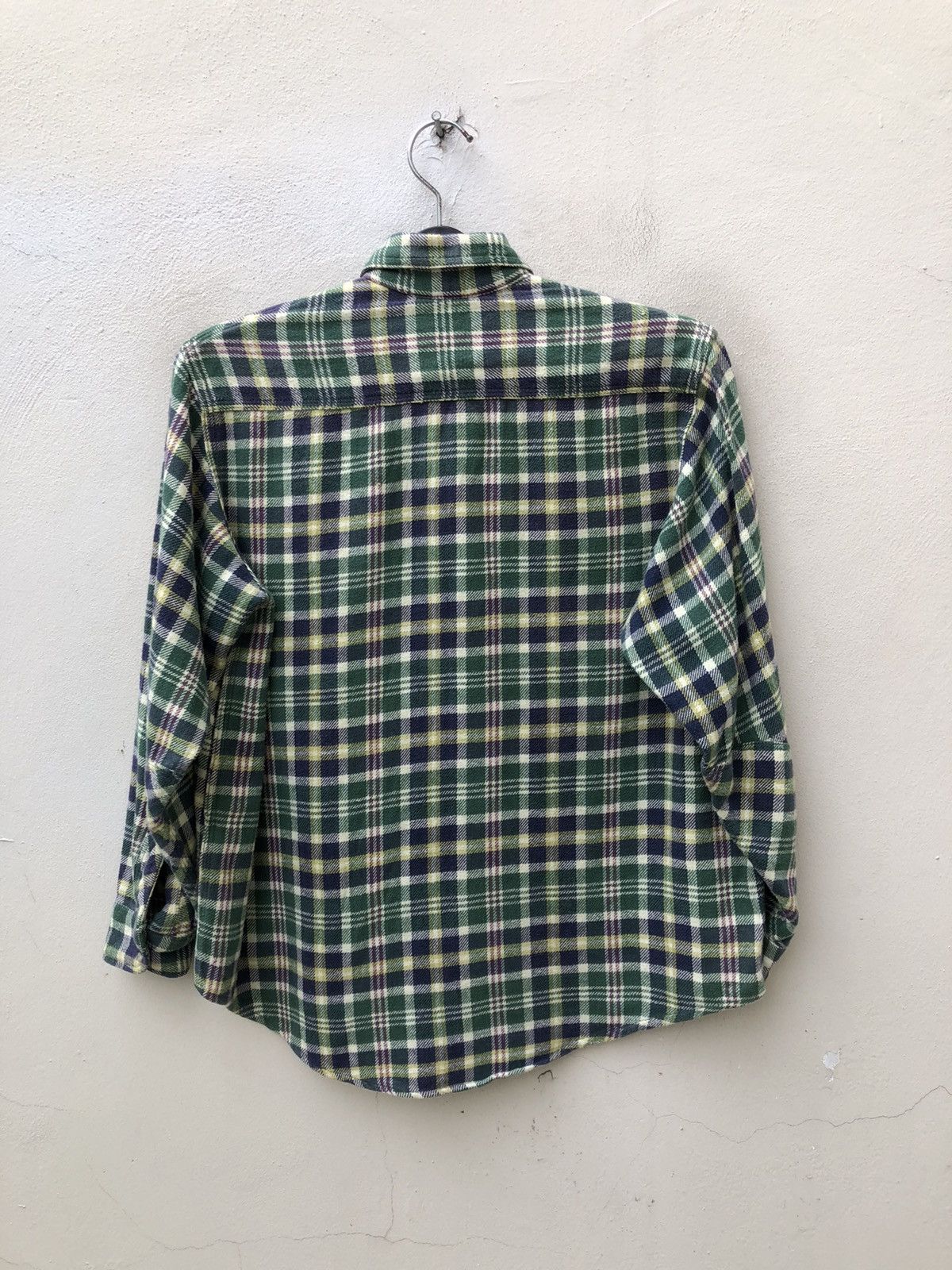 Japanese Brand Nepenthes Japan Purple Label Checks Oversized Flannel Shirt Size US XS / EU 42 / 0 - 8 Thumbnail