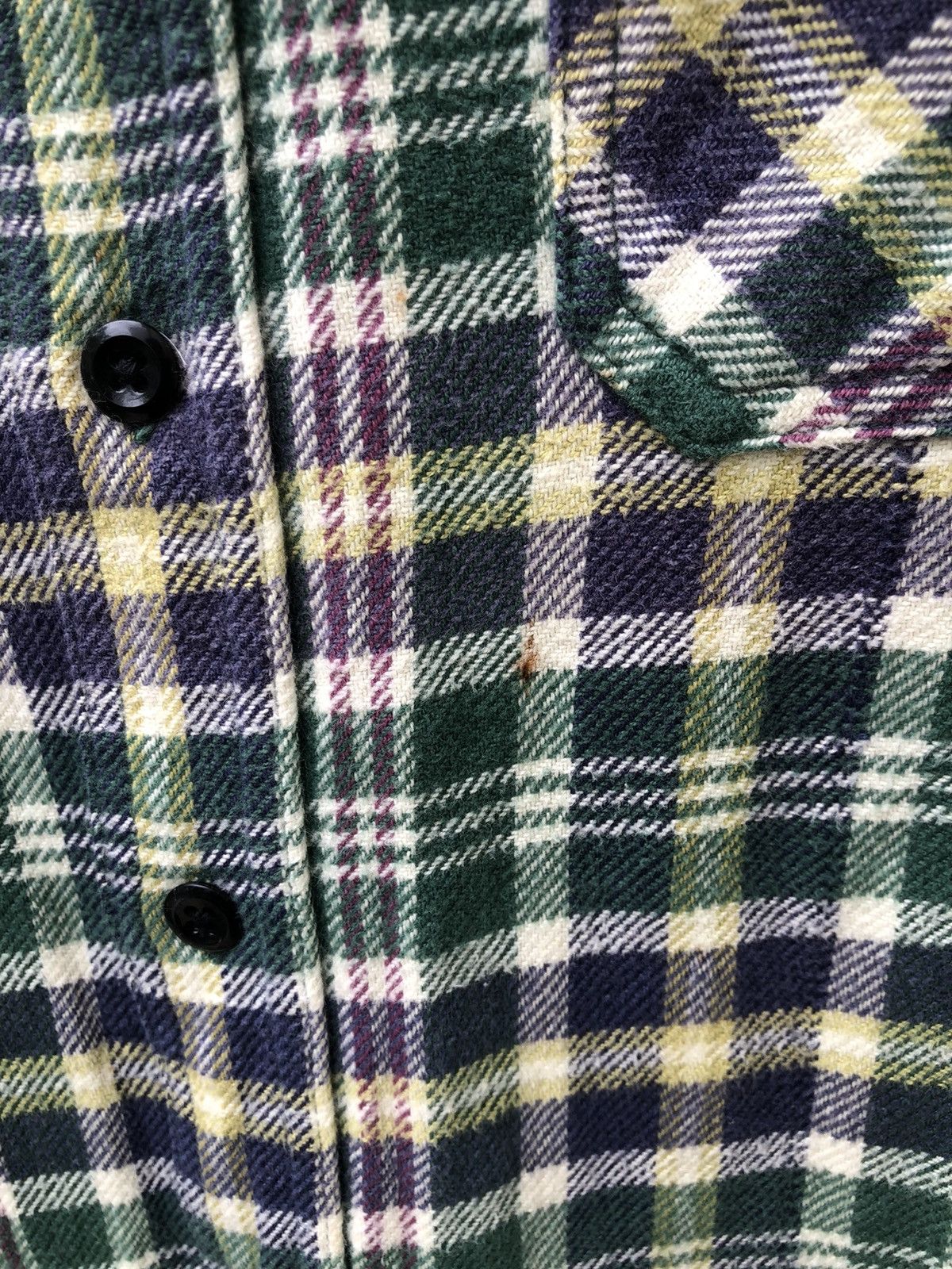 Japanese Brand Nepenthes Japan Purple Label Checks Oversized Flannel Shirt Size US XS / EU 42 / 0 - 4 Thumbnail