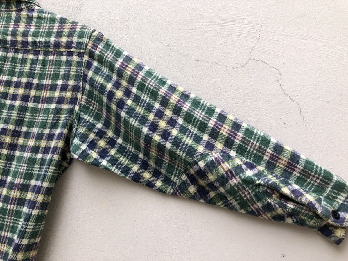 Japanese Brand Nepenthes Japan Purple Label Checks Oversized Flannel Shirt Size US XS / EU 42 / 0 - 10 Thumbnail