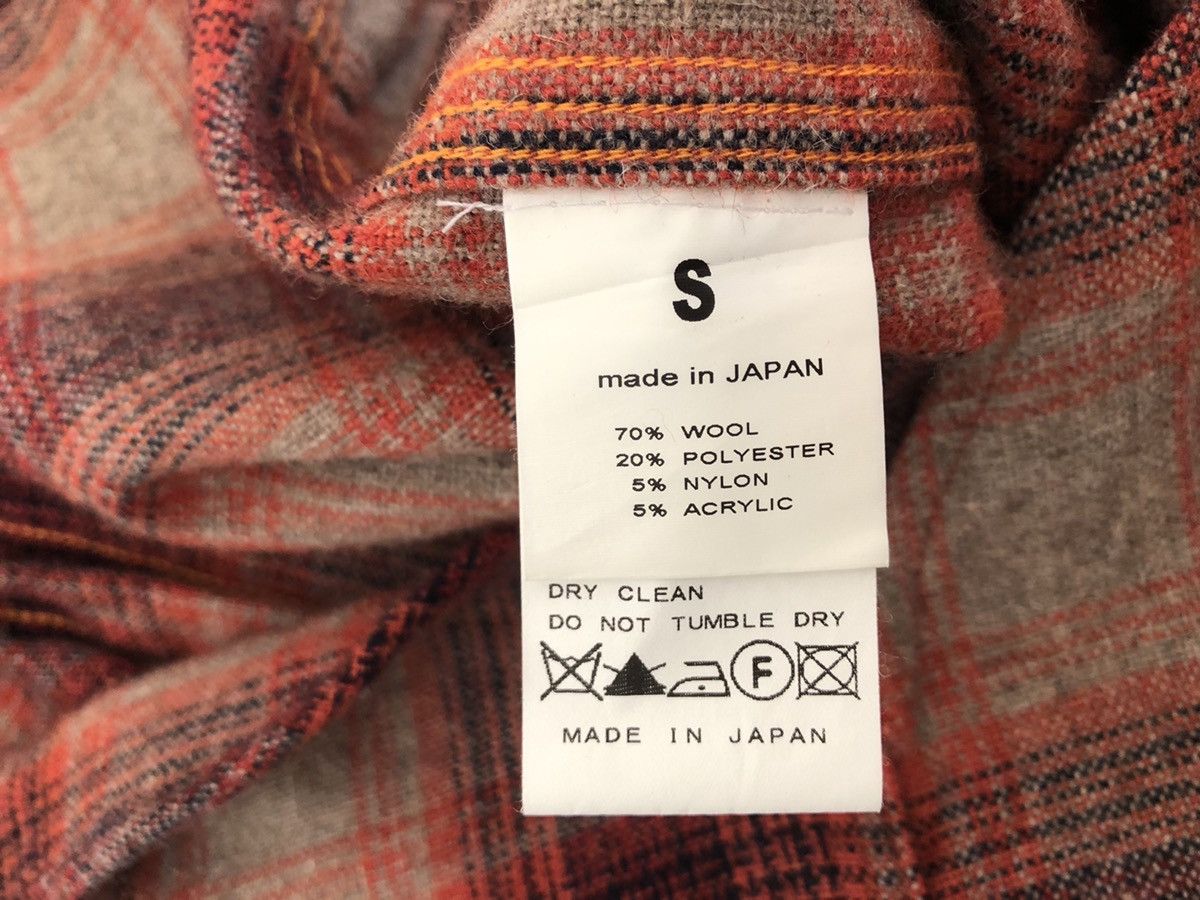 Chimala Chimala Japan Plaid Wool Flannel Shirt Size US S / EU 44-46 / 1 - 12 Thumbnail