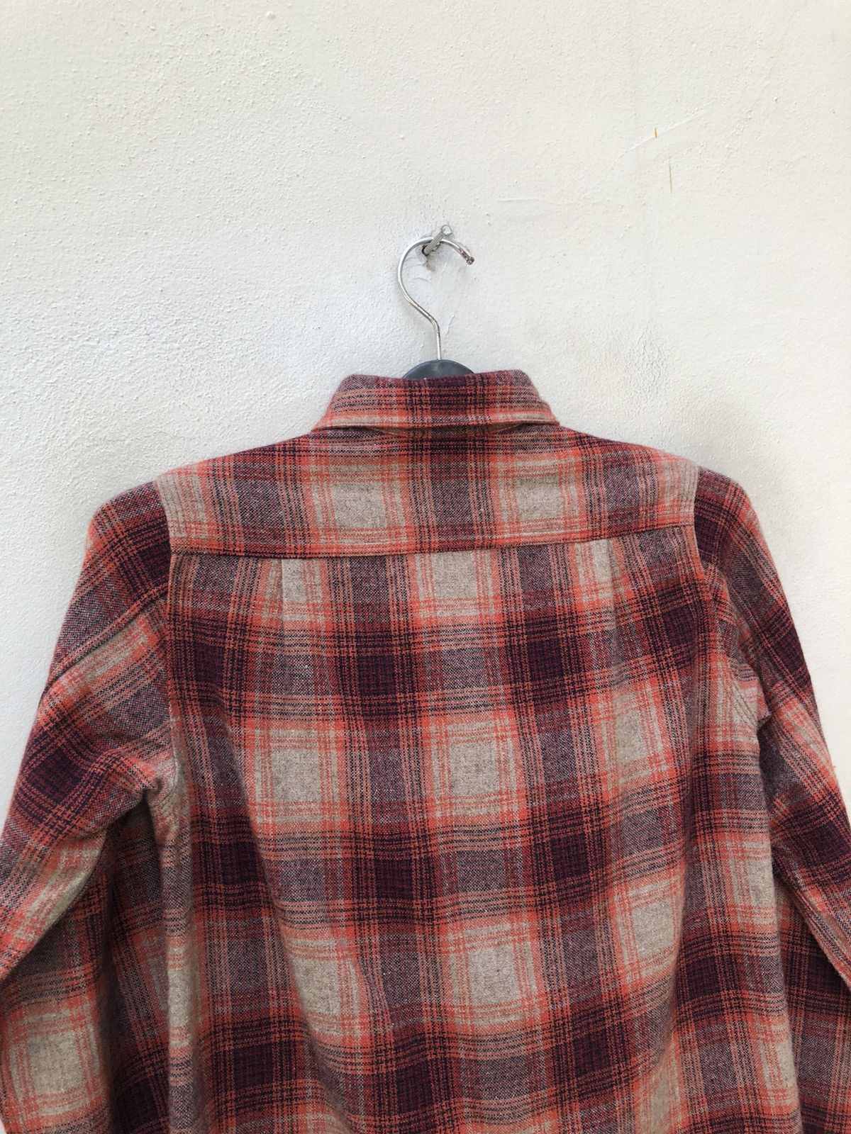 Chimala Chimala Japan Plaid Wool Flannel Shirt Size US S / EU 44-46 / 1 - 9 Thumbnail