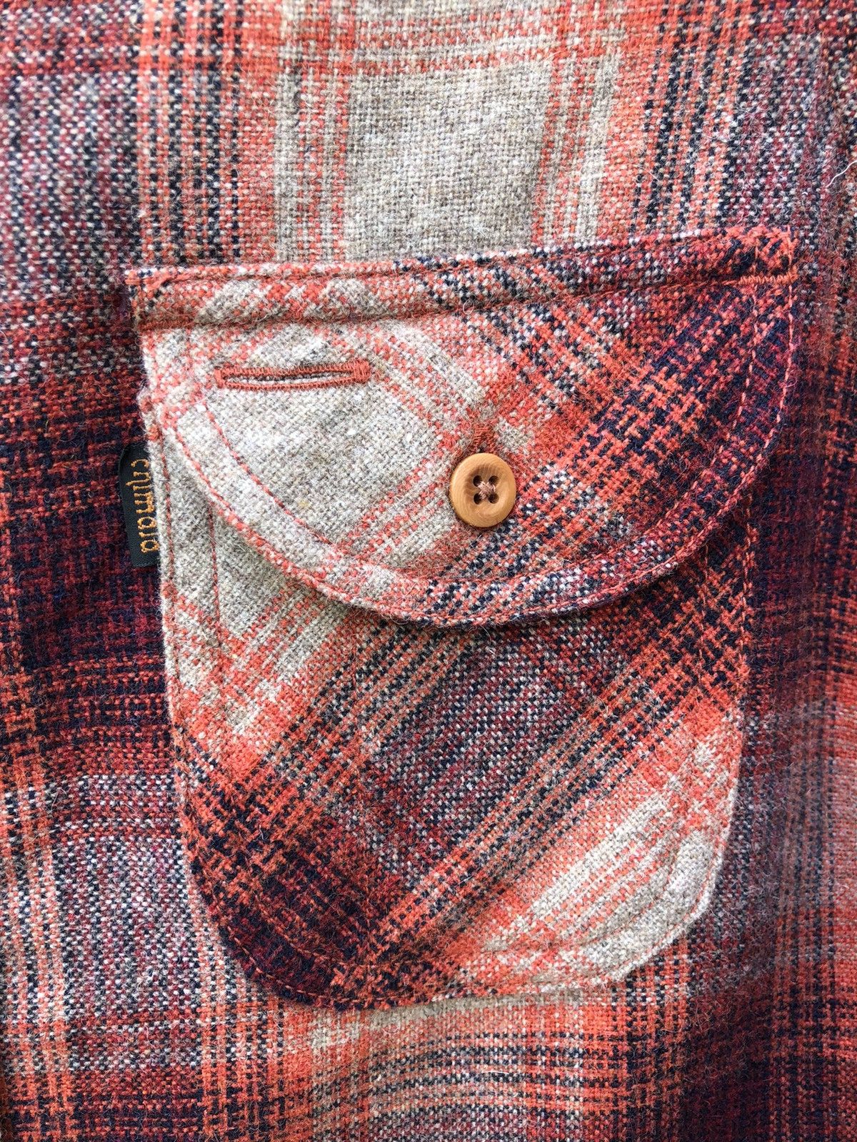 Chimala Chimala Japan Plaid Wool Flannel Shirt Size US S / EU 44-46 / 1 - 4 Thumbnail