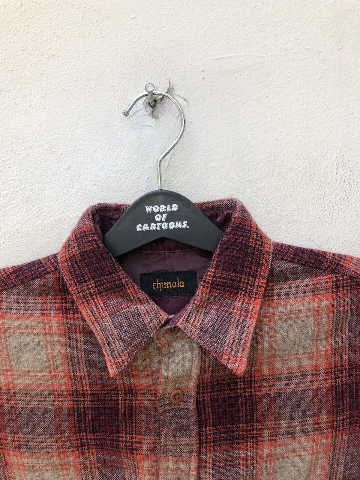Chimala Chimala Japan Plaid Wool Flannel Shirt Size US S / EU 44-46 / 1 - 3 Thumbnail