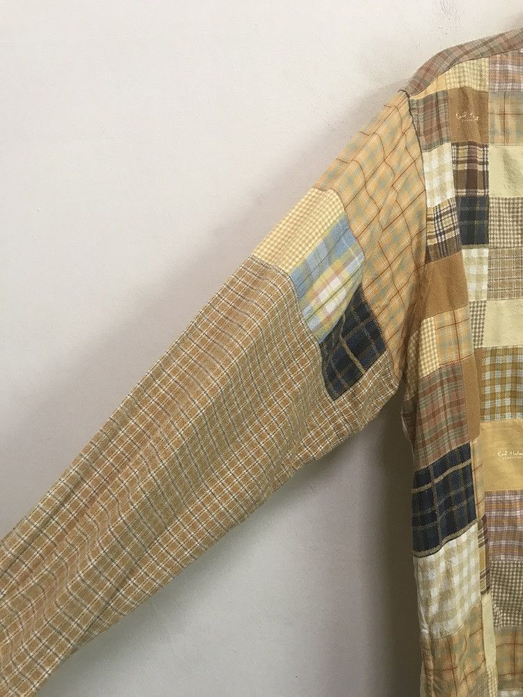 Karl Helmut KARL HELMUT Multi Color Patchwork Long Sleeve Flannel Shirt Size US L / EU 52-54 / 3 - 8 Thumbnail