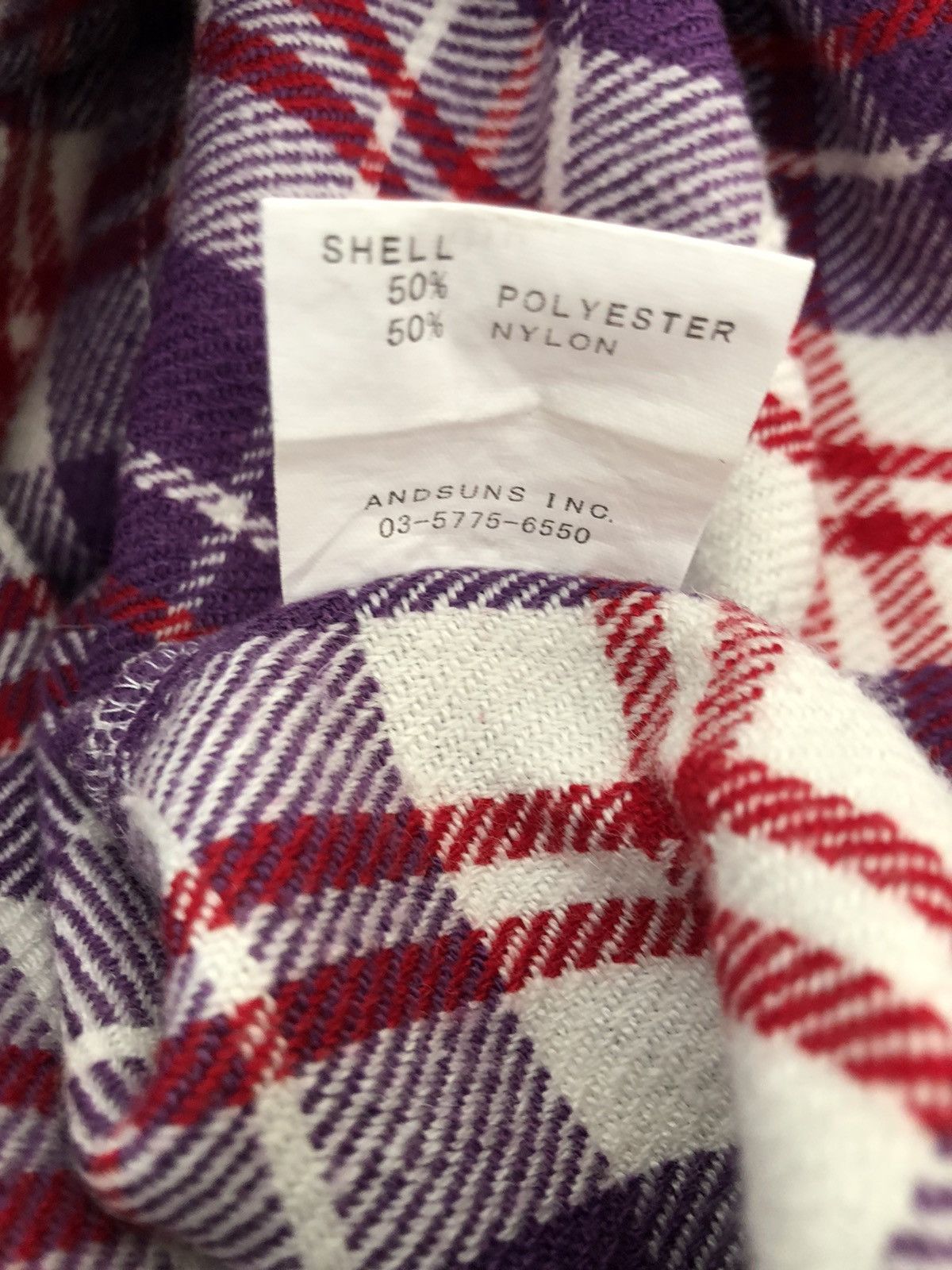 ANDSUNS Japan Brand Andsuns Patches Double Pocket Flannel Shirt Size US M / EU 48-50 / 2 - 18 Thumbnail