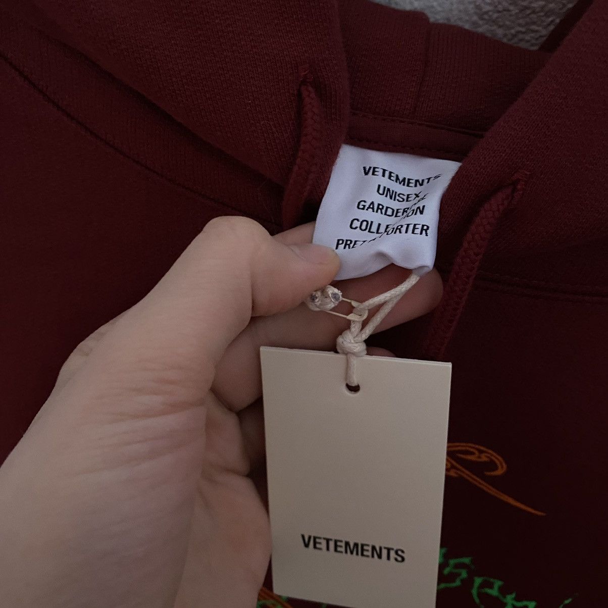Vetements Vetements Vital Existence Hoodie Size US M / EU 48-50 / 2 - 3 Thumbnail