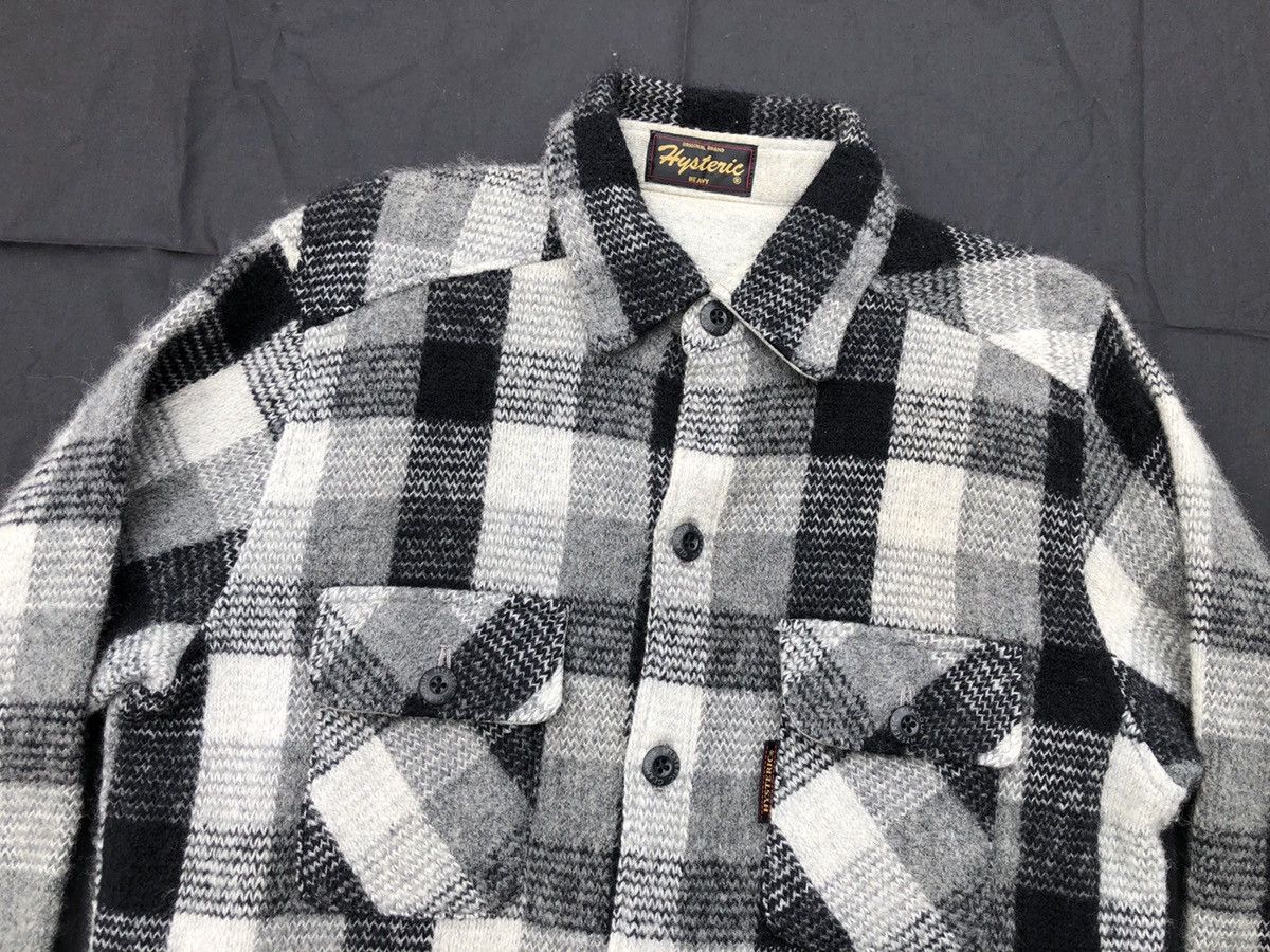 Hysteric Glamour × Vintage Vintage Hysteric Glamour Heavy Checks Wool Flannel Jacket Size US L / EU 52-54 / 3 - 7 Thumbnail