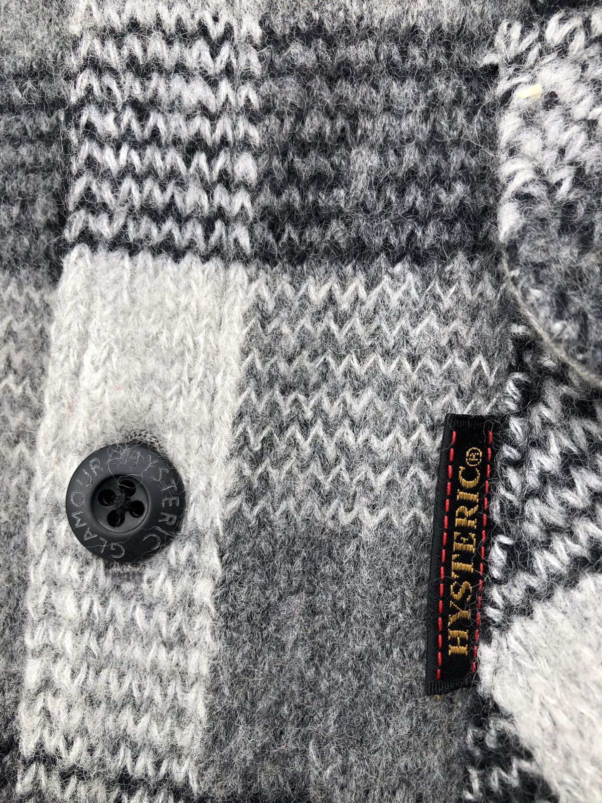 Hysteric Glamour × Vintage Vintage Hysteric Glamour Heavy Checks Wool Flannel Jacket Size US L / EU 52-54 / 3 - 8 Thumbnail