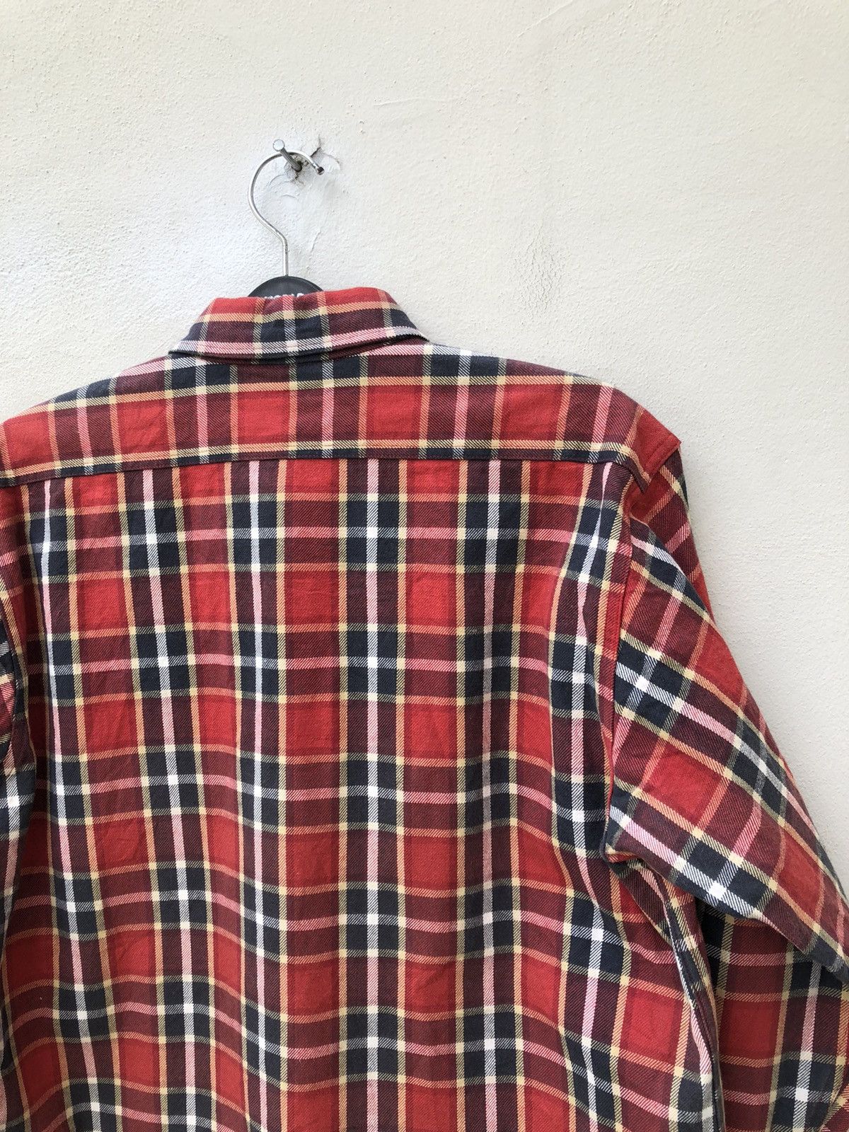 Sugar Cane × Toyo Enterprises Vintage Sugar Cane Oversized Flannel Gabardine Work Shirt Size US L / EU 52-54 / 3 - 16 Thumbnail