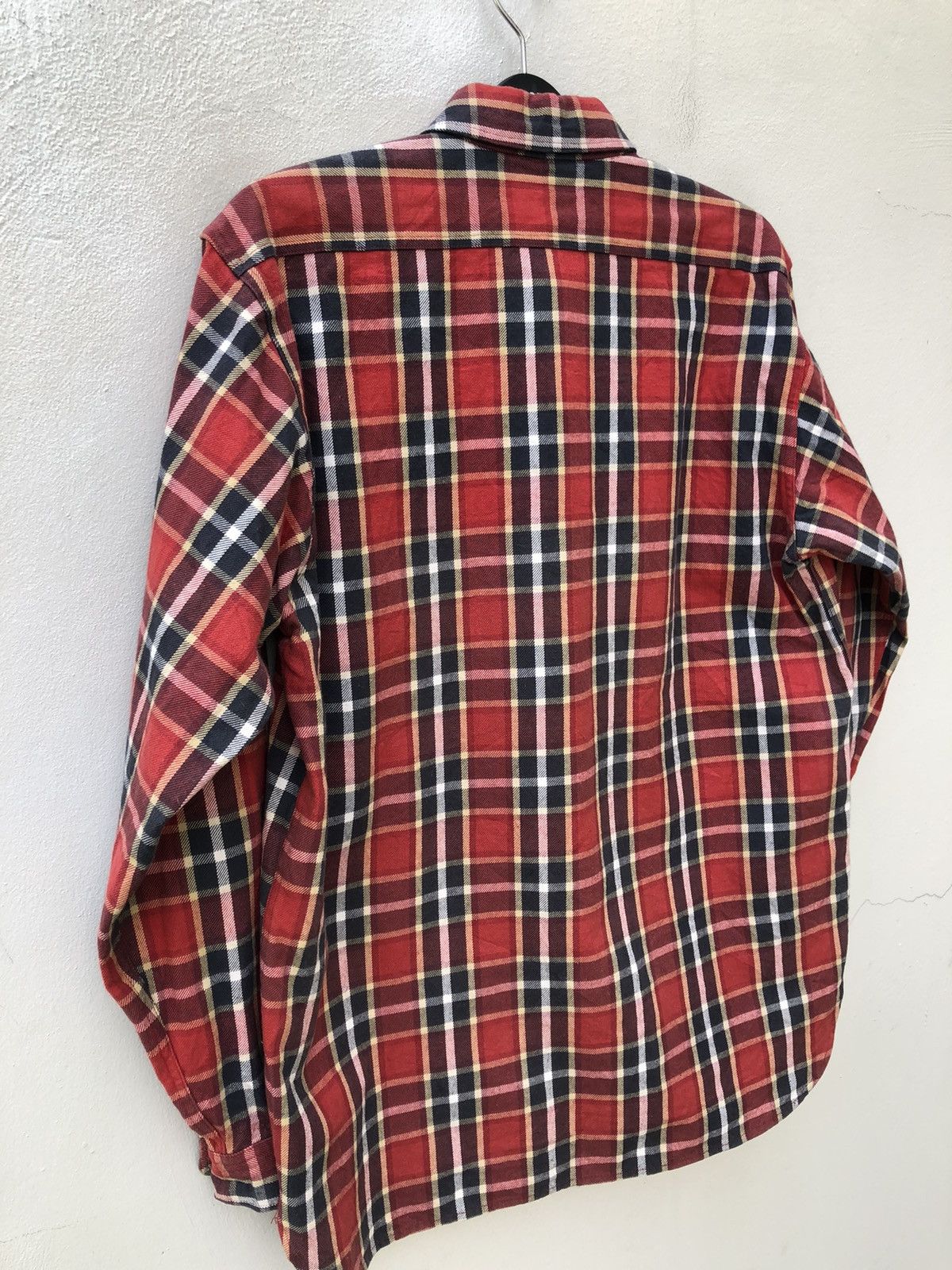Sugar Cane × Toyo Enterprises Vintage Sugar Cane Oversized Flannel Gabardine Work Shirt Size US L / EU 52-54 / 3 - 15 Thumbnail