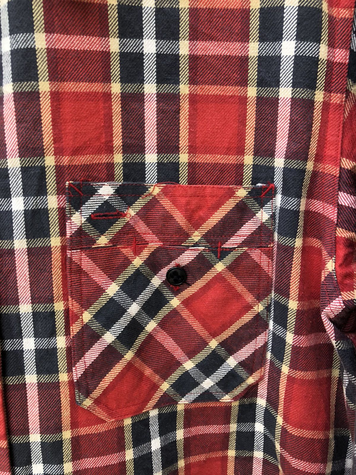 Sugar Cane × Toyo Enterprises Vintage Sugar Cane Oversized Flannel Gabardine Work Shirt Size US L / EU 52-54 / 3 - 9 Thumbnail