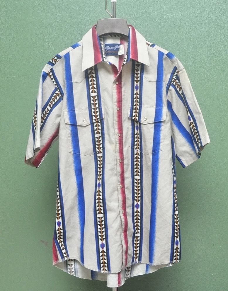 Vintage × Wrangler Vintage Wrangler Cowboy Multicolour Designer Fashion Style Size US L / EU 52-54 / 3 - 1 Thumbnail