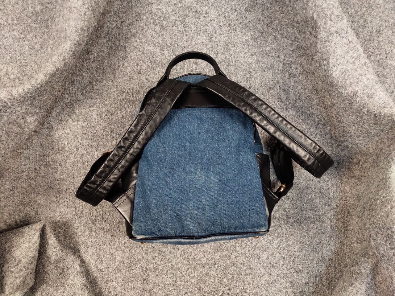 Miss Sixty Miss Sixty Mini Backpack Faded Blue Denim Y2K Style Size ONE SIZE - 10 Thumbnail