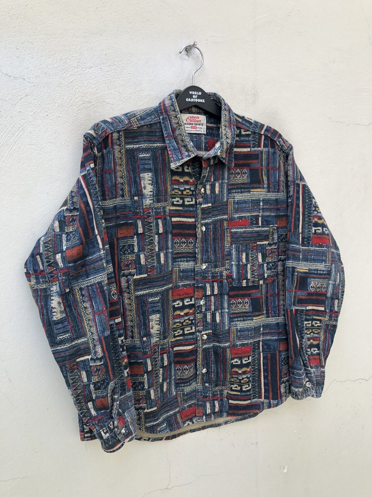 Levi's Vintage 1994 LVC Levi’s Flannel Outdoor Alaska Shirt Size US L / EU 52-54 / 3 - 3 Thumbnail