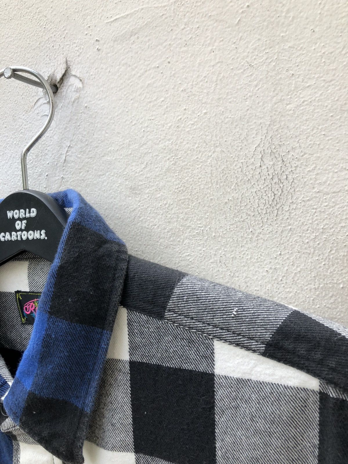 Japanese Brand Japan Brand ROTAR Thick Oversize Cyberpunk Flannel Shirt Size US M / EU 48-50 / 2 - 11 Thumbnail