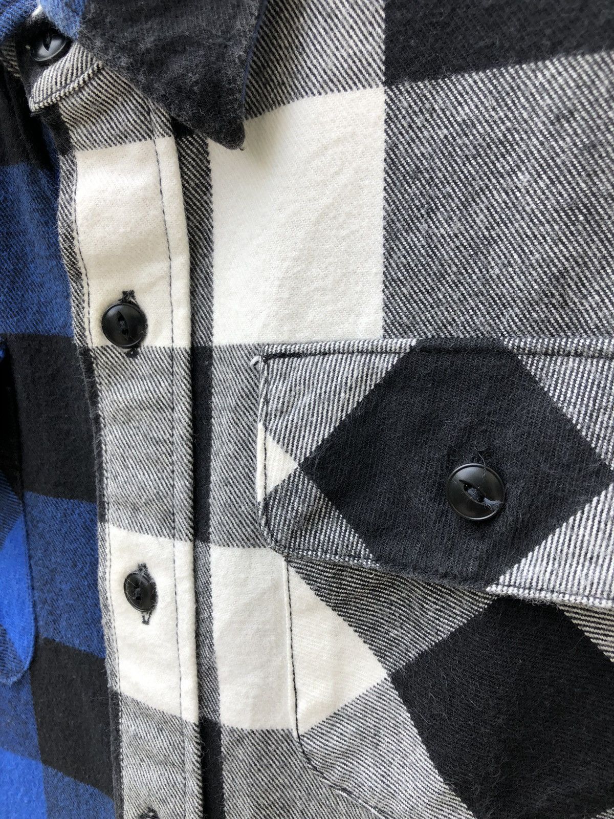 Japanese Brand Japan Brand ROTAR Thick Oversize Cyberpunk Flannel Shirt Size US M / EU 48-50 / 2 - 12 Thumbnail