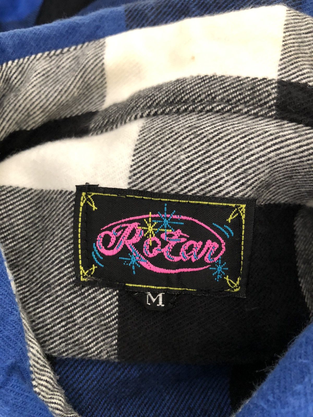 Japanese Brand Japan Brand ROTAR Thick Oversize Cyberpunk Flannel Shirt Size US M / EU 48-50 / 2 - 15 Thumbnail