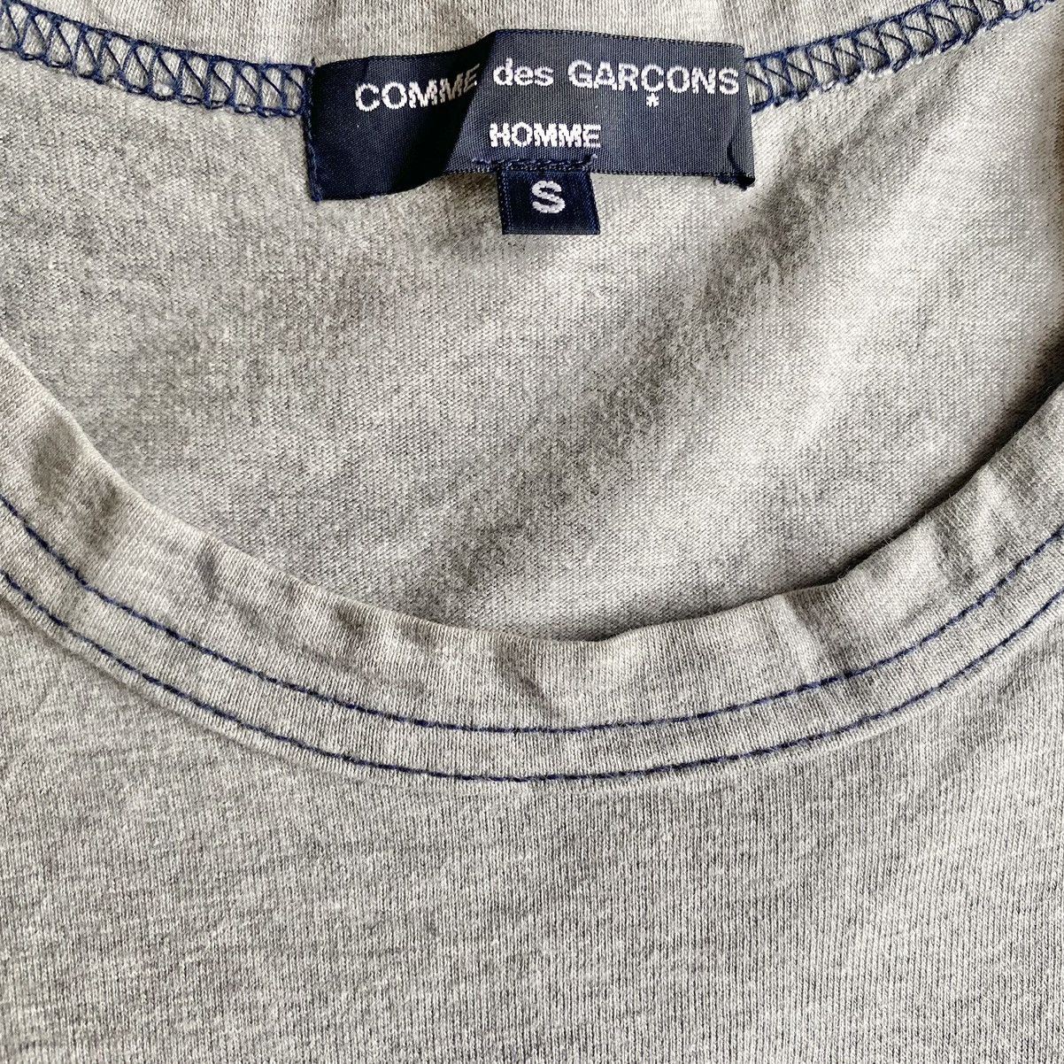 Comme des Garcons CDGH Side Plaid Long Sleeve Tee Size US S / EU 44-46 / 1 - 4 Thumbnail