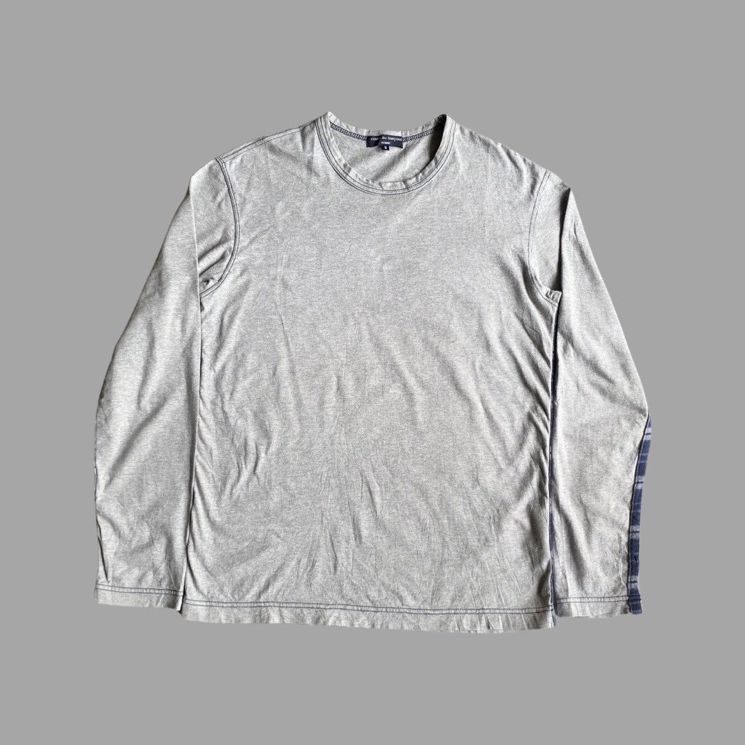 Comme des Garcons CDGH Side Plaid Long Sleeve Tee Size US S / EU 44-46 / 1 - 2 Thumbnail