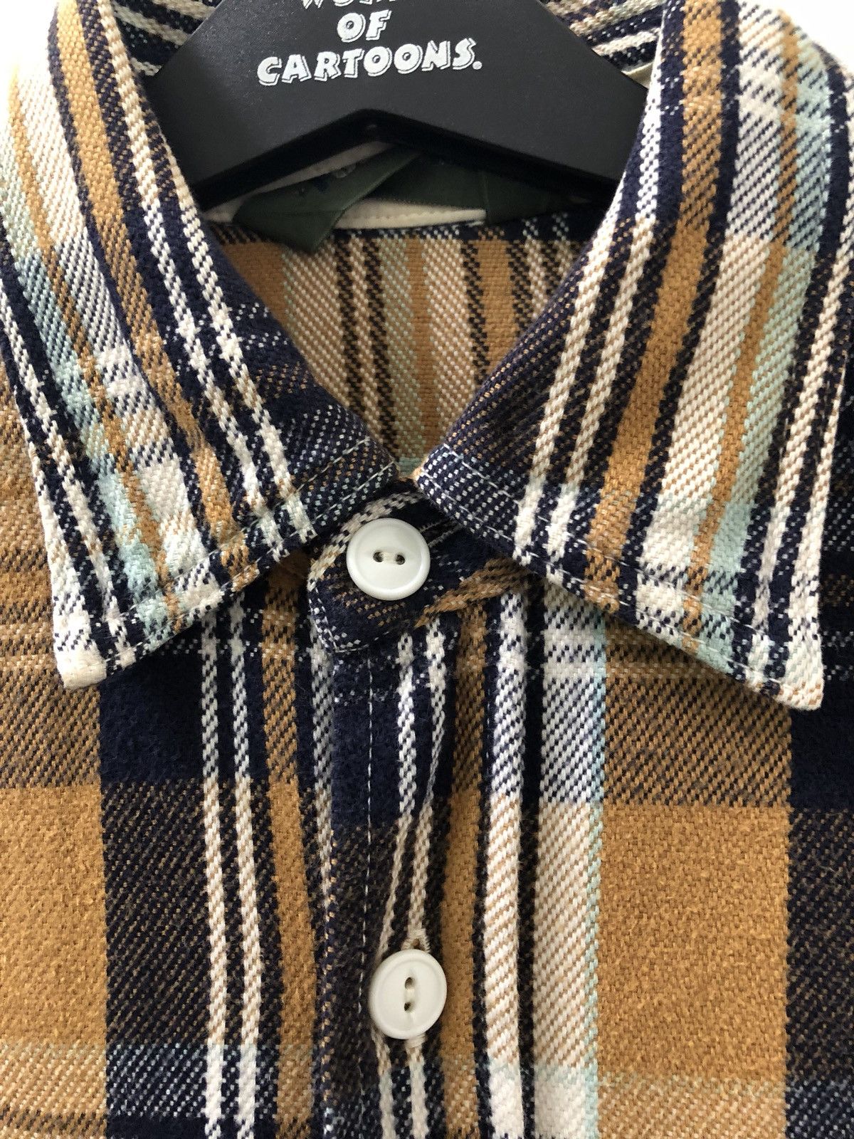 FOB Factory × Japanese Brand Japan Made Multi Color Check Selvedge Gusset Flannel Shirt Size US M / EU 48-50 / 2 - 3 Thumbnail