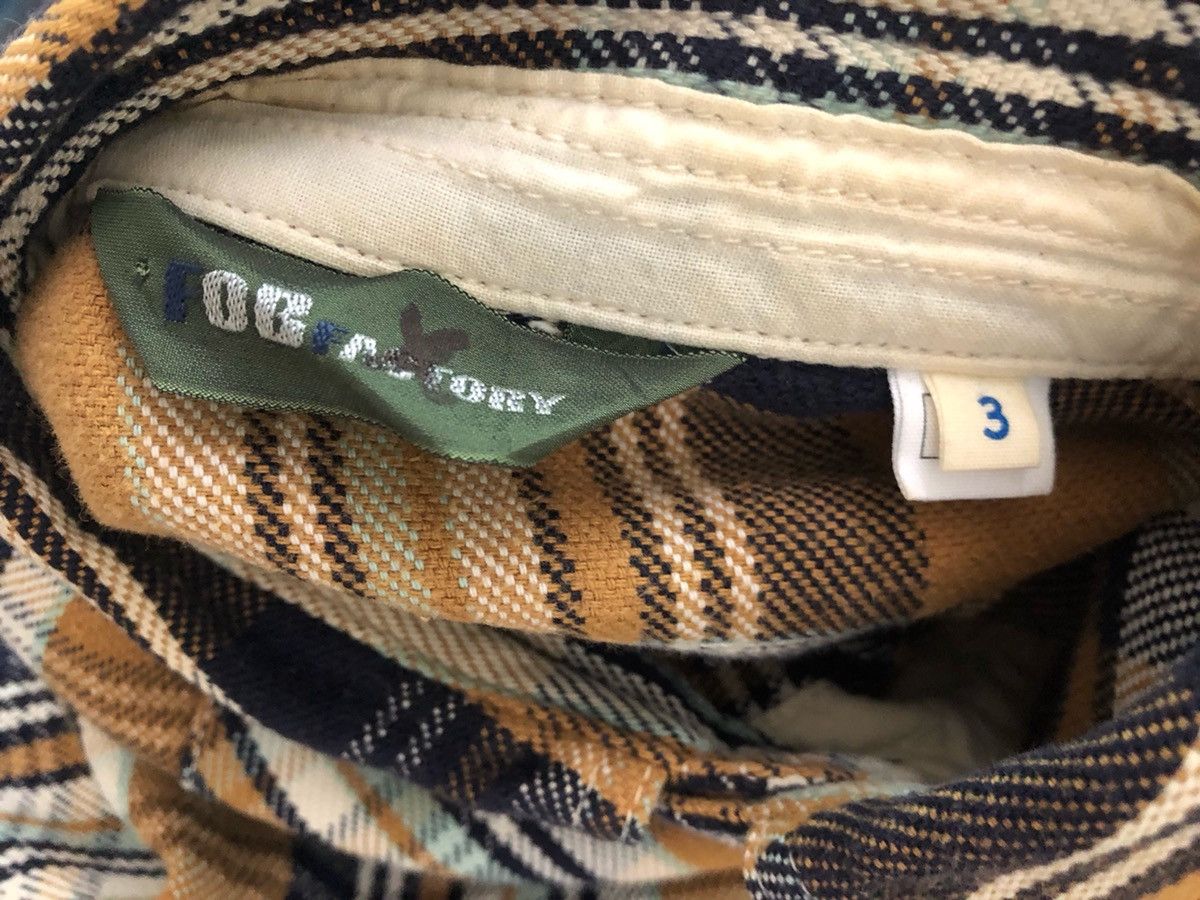 FOB Factory × Japanese Brand Japan Made Multi Color Check Selvedge Gusset Flannel Shirt Size US M / EU 48-50 / 2 - 7 Thumbnail