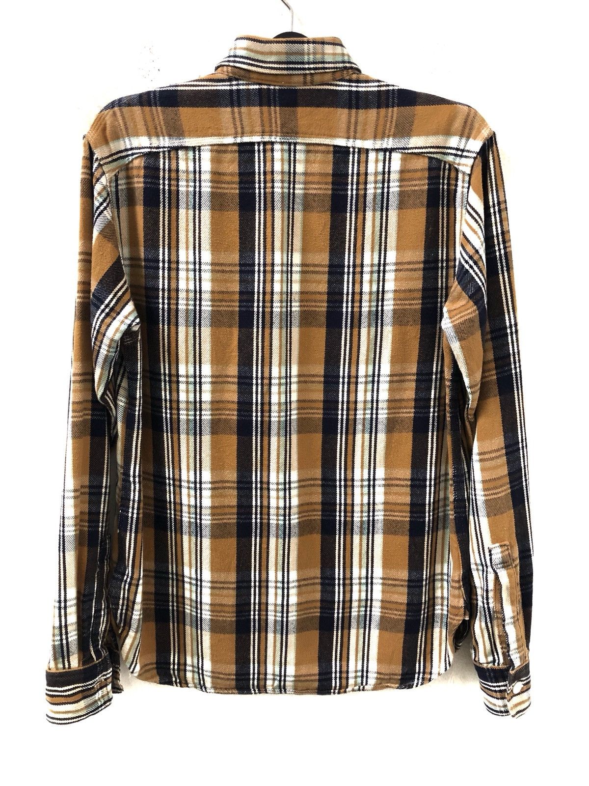 FOB Factory × Japanese Brand Japan Made Multi Color Check Selvedge Gusset Flannel Shirt Size US M / EU 48-50 / 2 - 5 Thumbnail