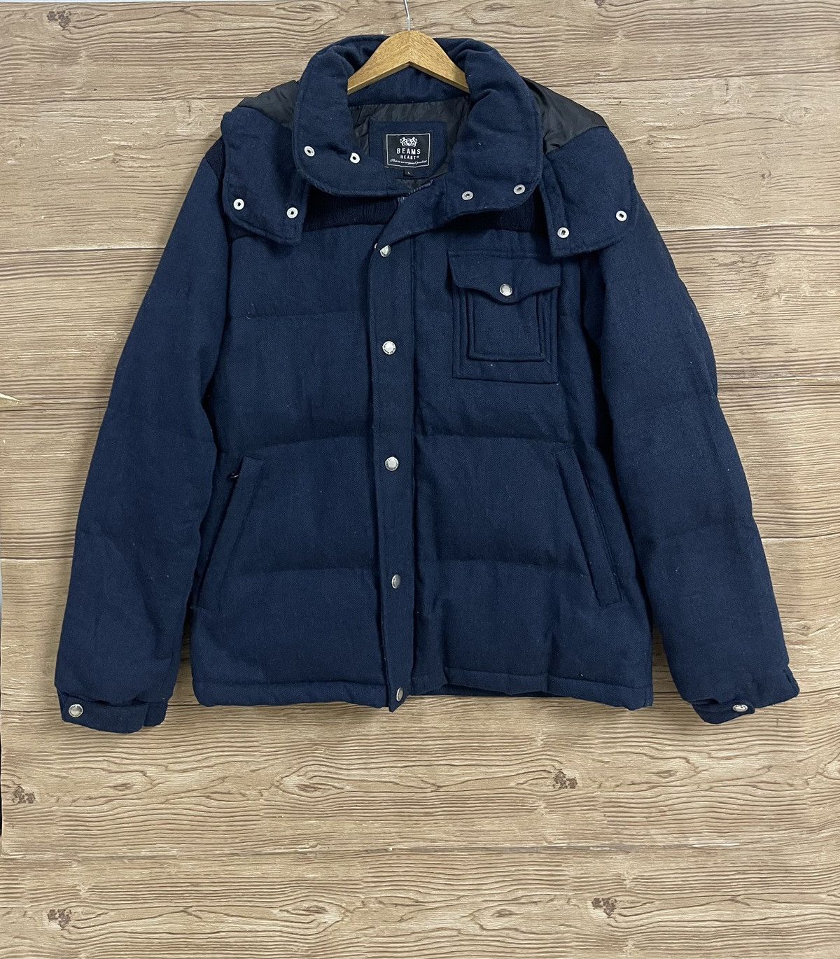 🔥Steals🔥 Beams Japan Puffer Jacket L Wool Blends