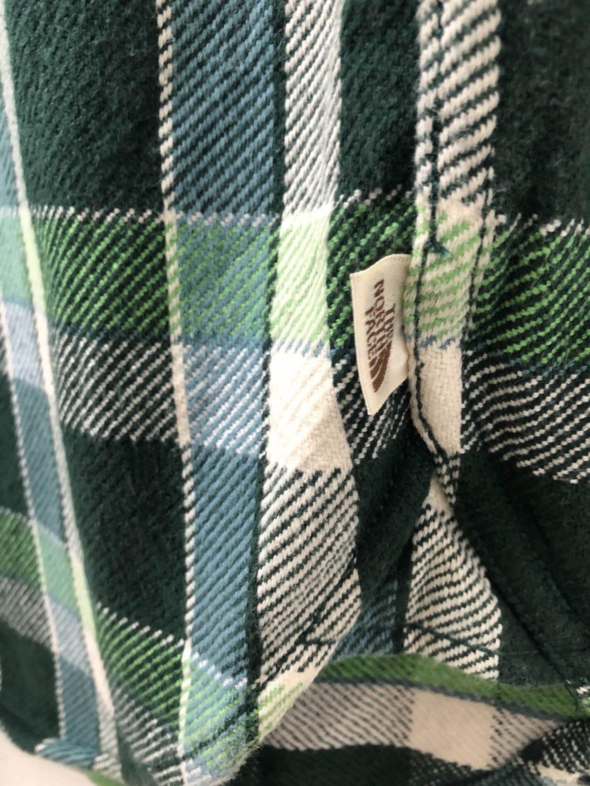 The North Face Multi Color Double Pocket Checkered Flannel Work Shirt Size US M / EU 48-50 / 2 - 3 Thumbnail