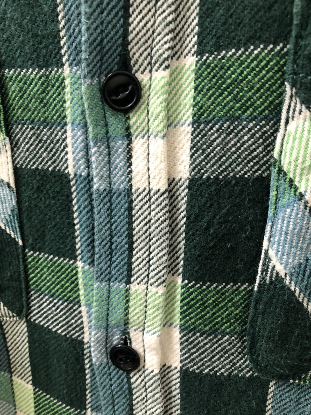 The North Face Multi Color Double Pocket Checkered Flannel Work Shirt Size US M / EU 48-50 / 2 - 4 Thumbnail