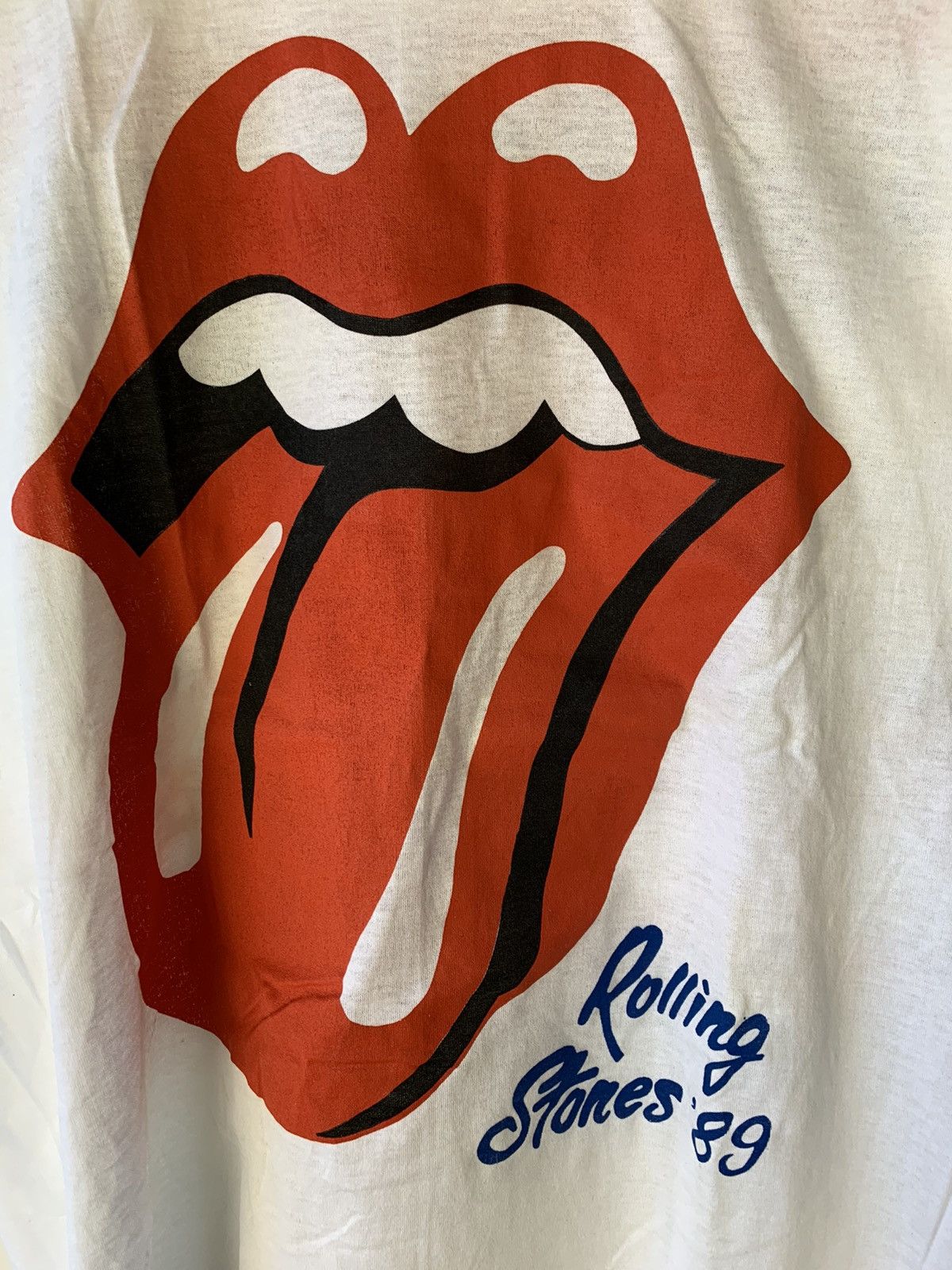 Band Tees Vintage 1989 Rolling Stones Steel Wheels Tour Tee Size US M / EU 48-50 / 2 - 5 Thumbnail