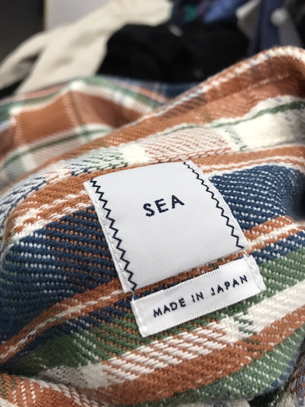Flannel SEA Made in Japan Double Pocket Gusset Flannel Shirt Size US S / EU 44-46 / 1 - 16 Thumbnail