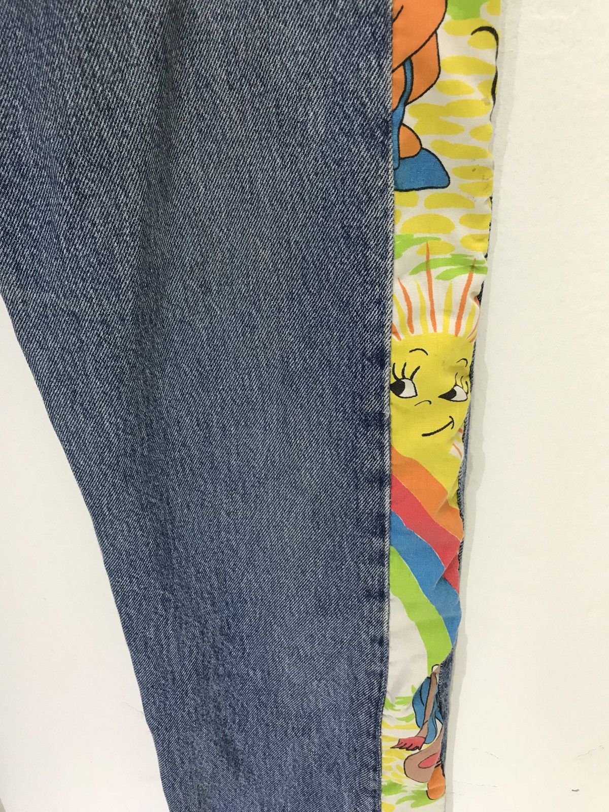 ✨ Vtg Levi’s 501 Rebuild Mickey Mouse Striped Regular