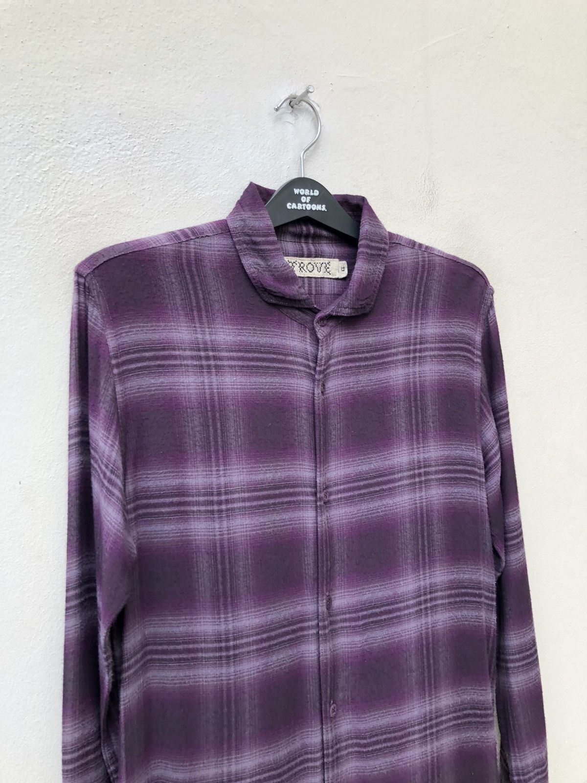 TROVE Trove Japan Plaid 100% Rayon Flannel Shirt Size US S / EU 44-46 / 1 - 3 Thumbnail