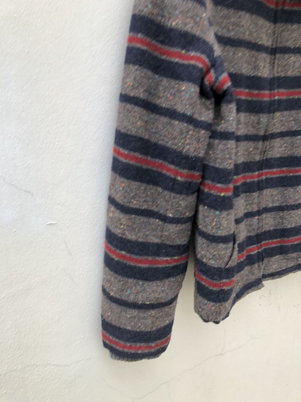 Vintage The Crimie Japan Border Striped Wool Flannel Jacket Size US M / EU 48-50 / 2 - 15 Thumbnail